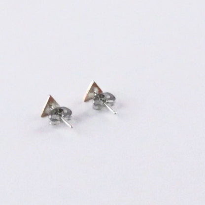Cymbal Stud Earrings - Triangles