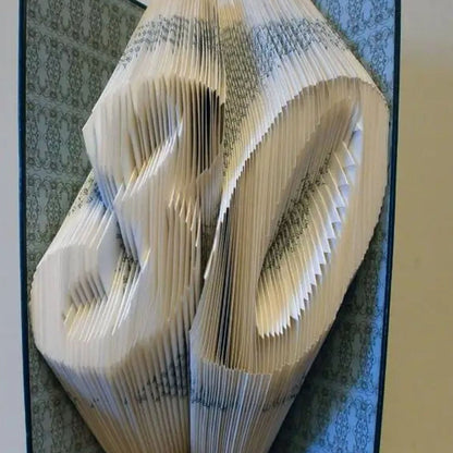 Folded Book Milestone Numbers