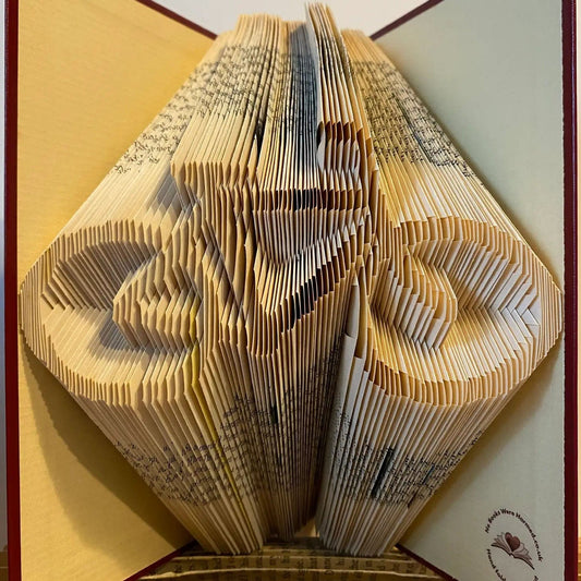 Folded Book Art - Bike