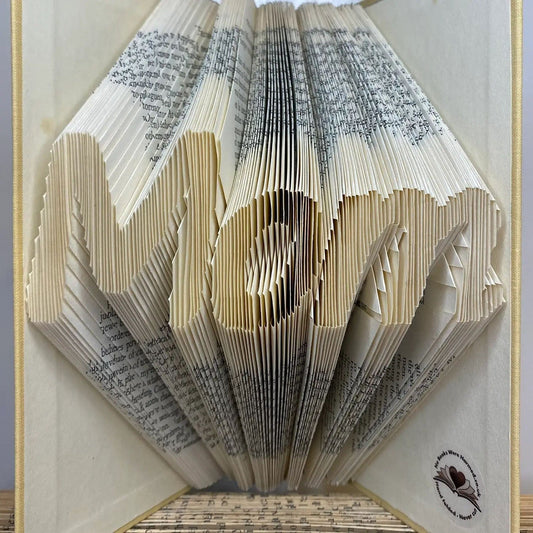 Folded Book Art - Mom