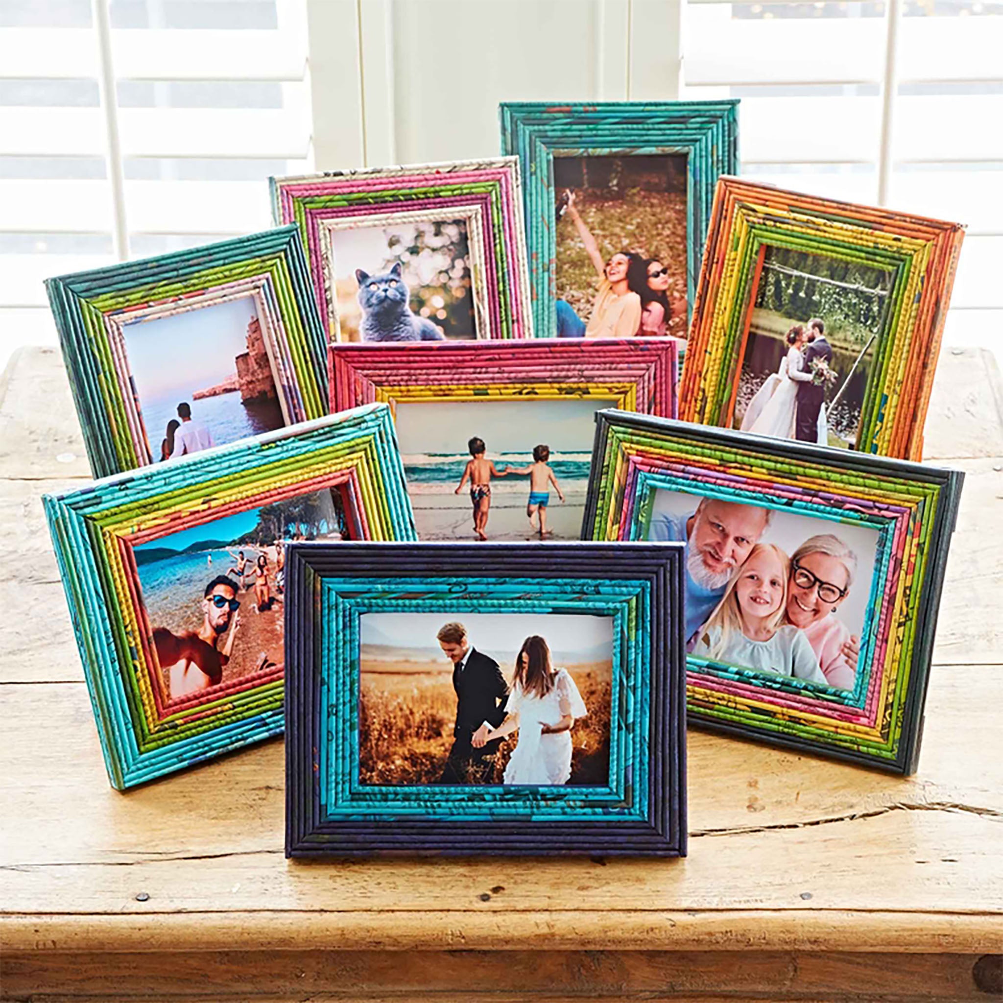 Buy Newspaper Photo Frame | Unique Upcycled Decor | Repurposed – Repurfect
