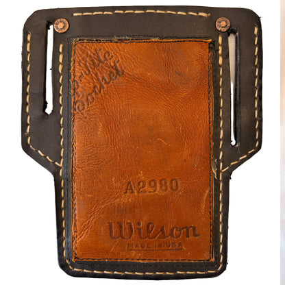 Leather Baseball Glove Phone Holster