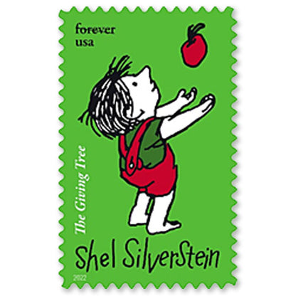 Postage Stamp Earrings - 2022 USA The Giving Tree