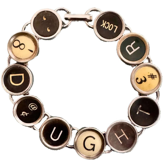 Typewriter Key Bracelet - Messages (Pre-Order)