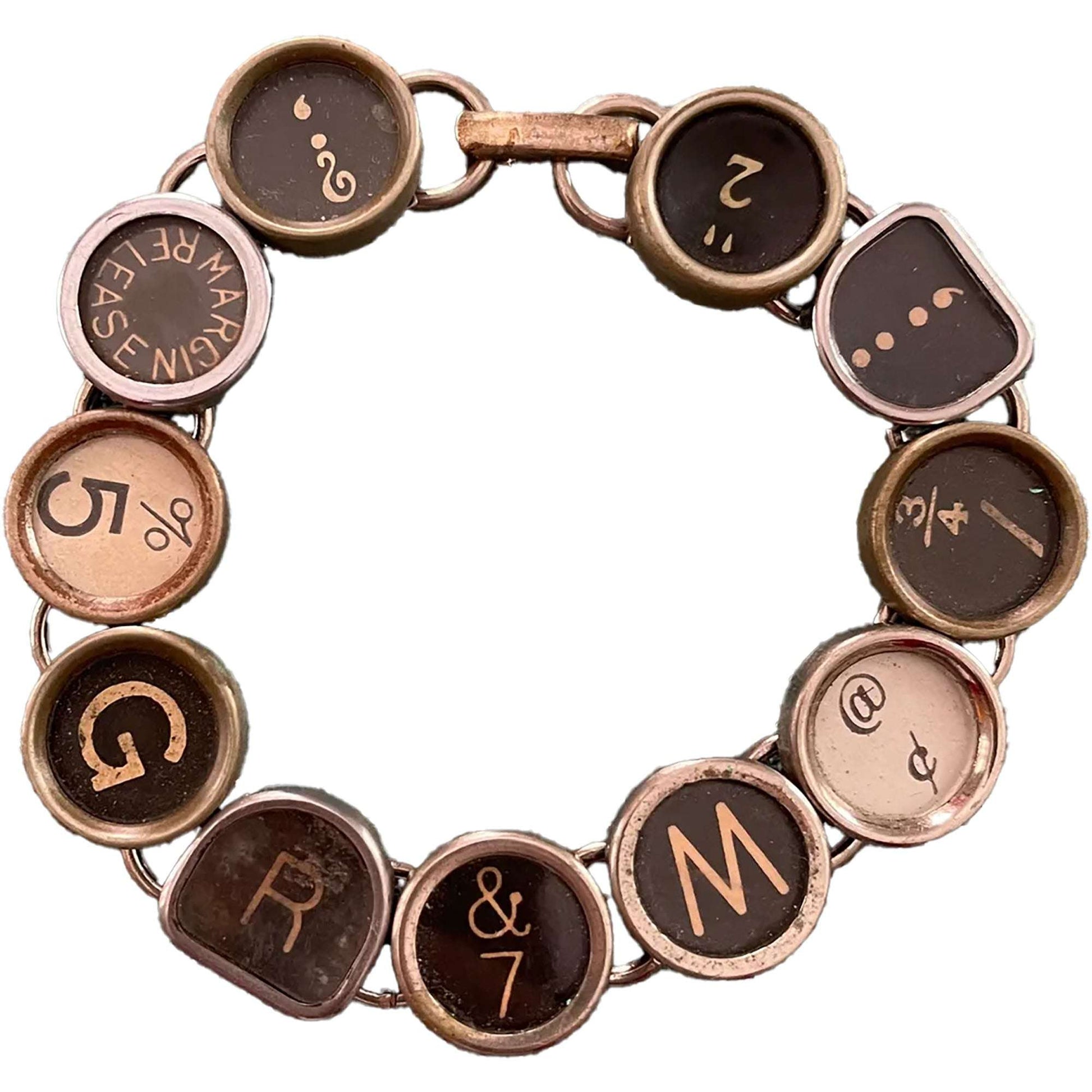Typewriter Key Bracelet - Messages (Pre-Order)