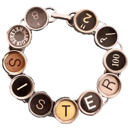 Typewriter Key Bracelet - Messages (Pre-Order)