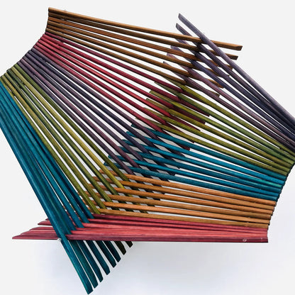 Chopstick Folding Basket, 30 Pairs Jewel Tones