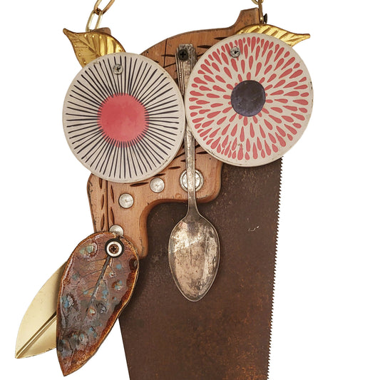 Re-Purposeful Kinetic Sculpture - Who Saw?