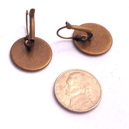 Postage Stamp Earrings - 1969 USA Plant For More Beautiful Highways