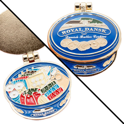 Upcycled Food Container Pin & Magnet Grandma’s Sewing Kit