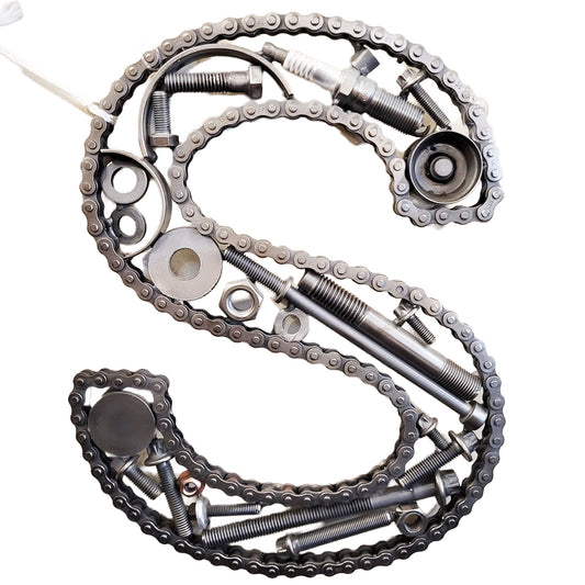 CLEARANCE: Mechanical Parts Letter S - 10-inch