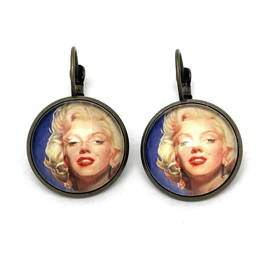 Postage Stamp Earrings - 1995 USA Marilyn Monroe