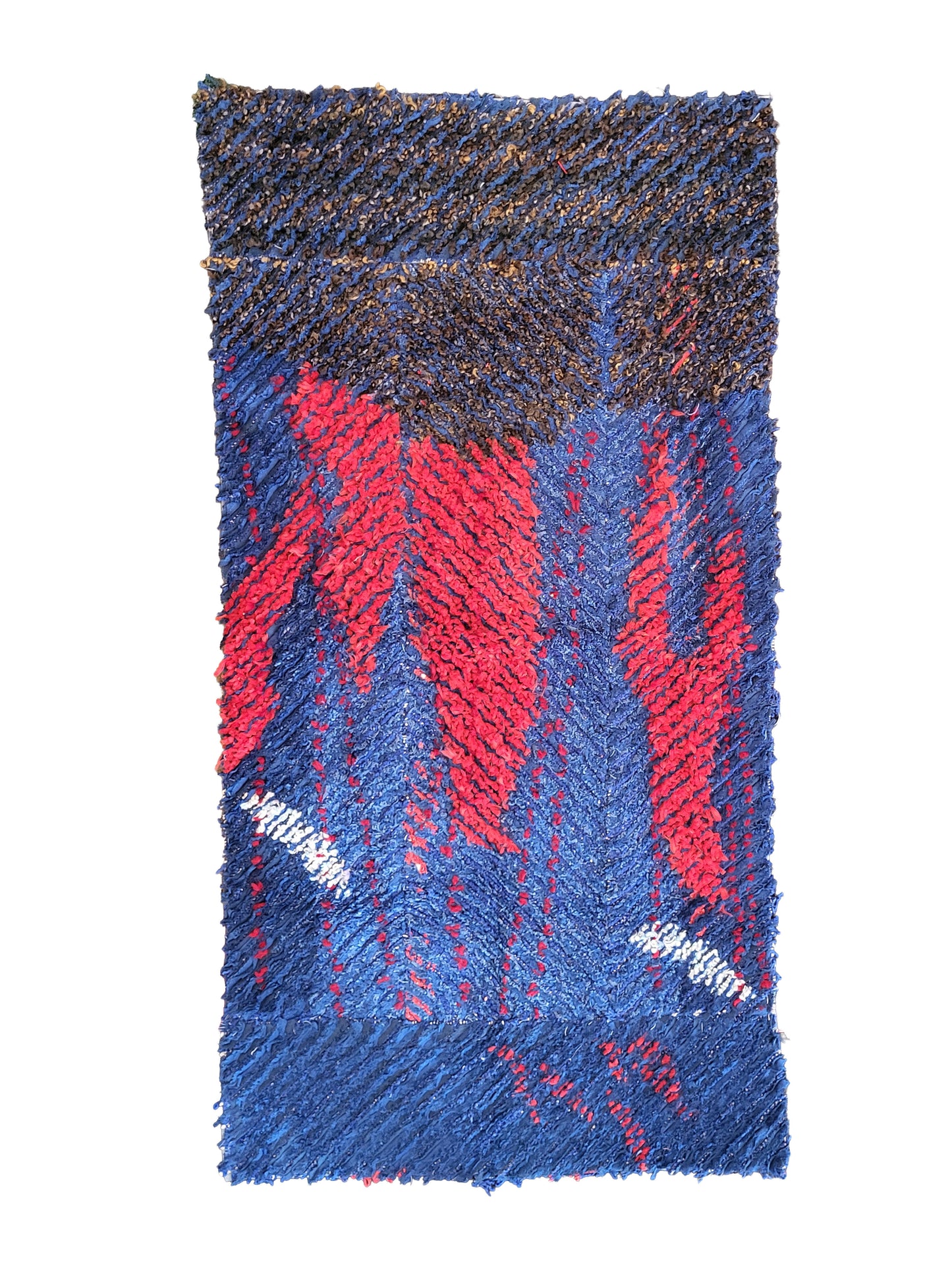 Recycled Fabric Chenille Rug - #25-13 (26" x 50")