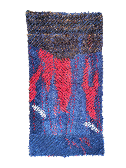 Recycled Fabric Chenille Rug - #25-13 (26" x 50")