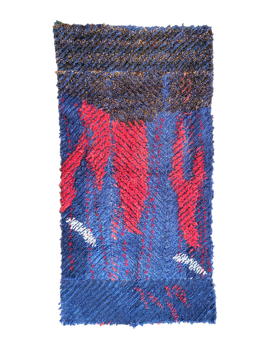 Recycled Fabric Chenille Rug - #25-13 (26" x 50")