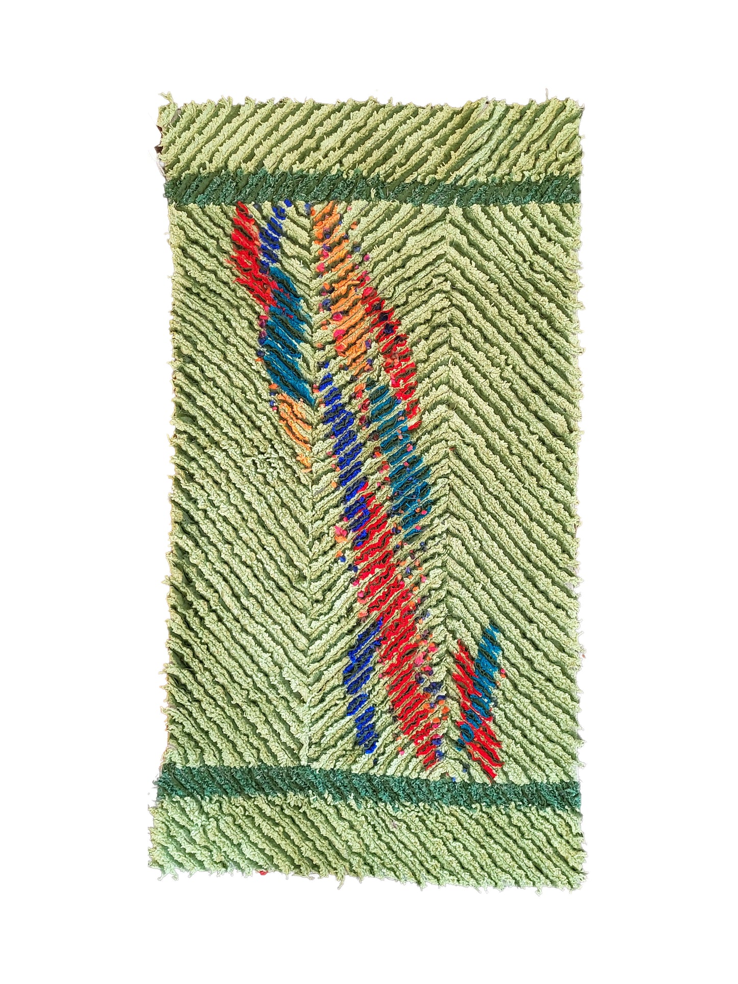 Recycled Fabric Chenille Rug - #26-01 (24" x 44")