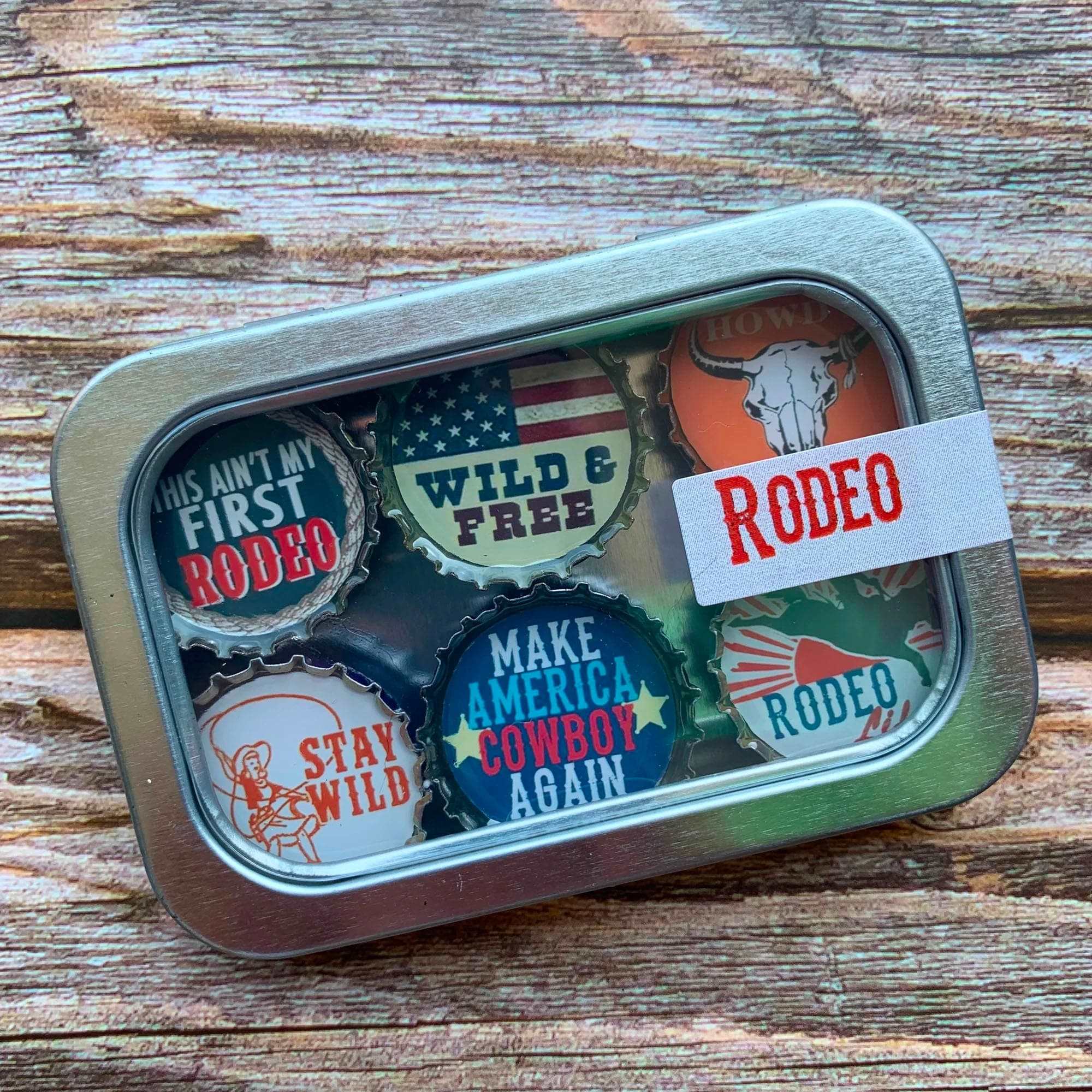 Bottle Cap Magnets - Rodeo – Repurfect