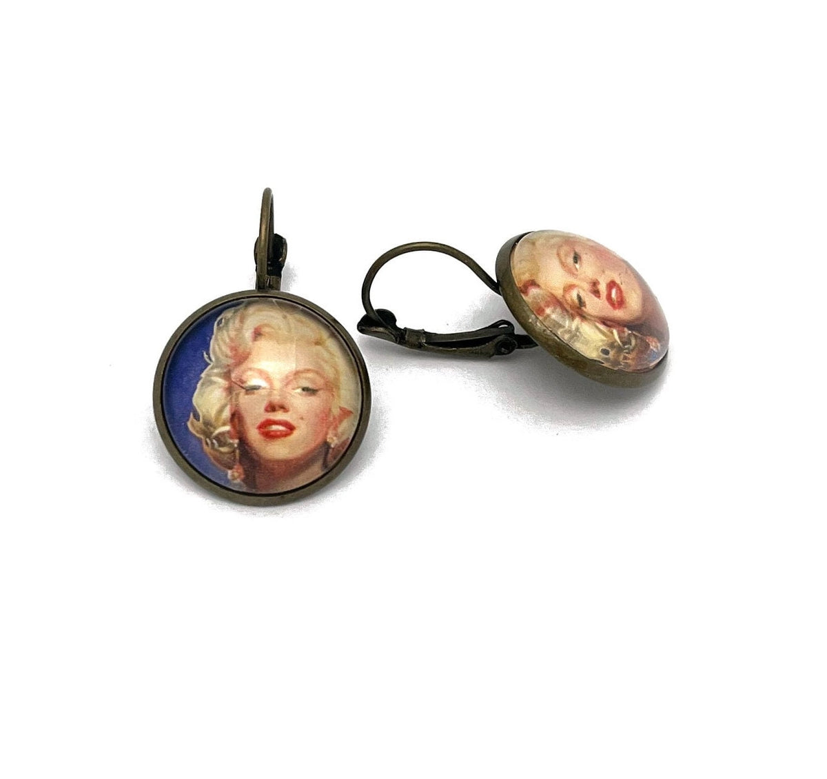 Postage Stamp Earrings - 1995 USA Marilyn Monroe