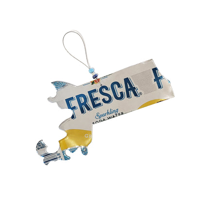 Aluminum Can Ornament - Massachusetts