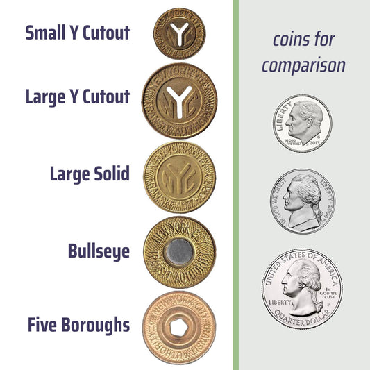 New York Subway Token Cufflinks
