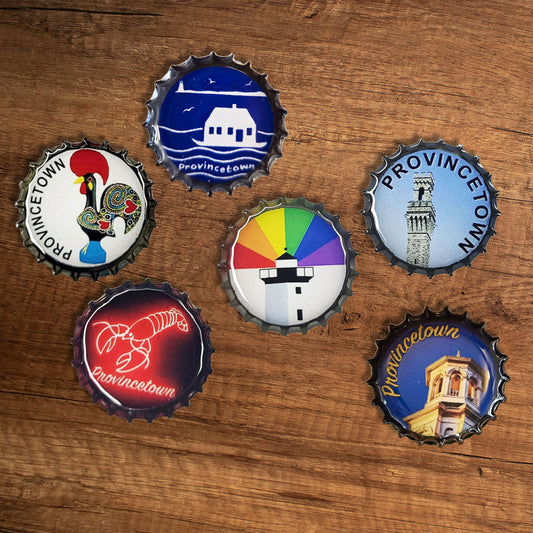 Bottle Cap Magnets - Provincetown