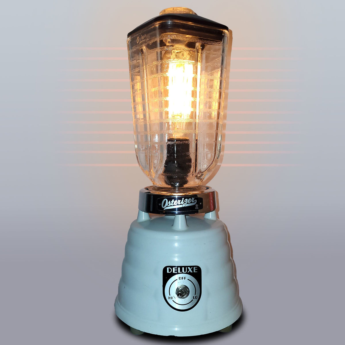 Osterizer Blender Lamp - White