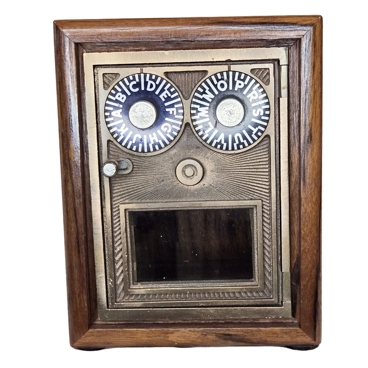 Post Office Box Bank - Small Bronze Button