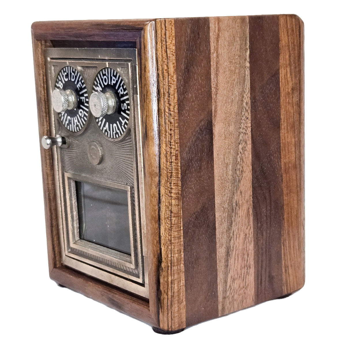Post Office Box Bank - Small Bronze Button