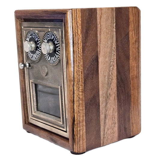 Post Office Box Bank - Small Bronze Button