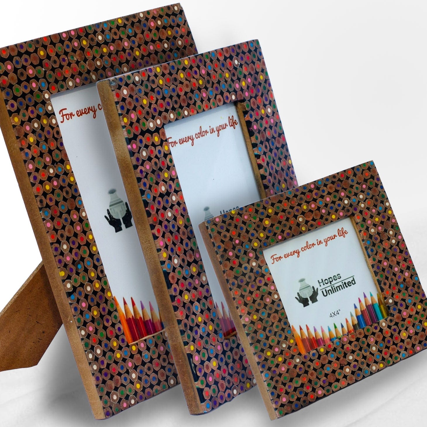 Color Pencil Frame Colored Pencil Frame - Crosscut – Repurfect
