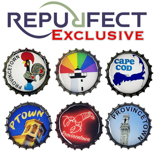 Bottle Cap Magnet - Provincetown (Single)