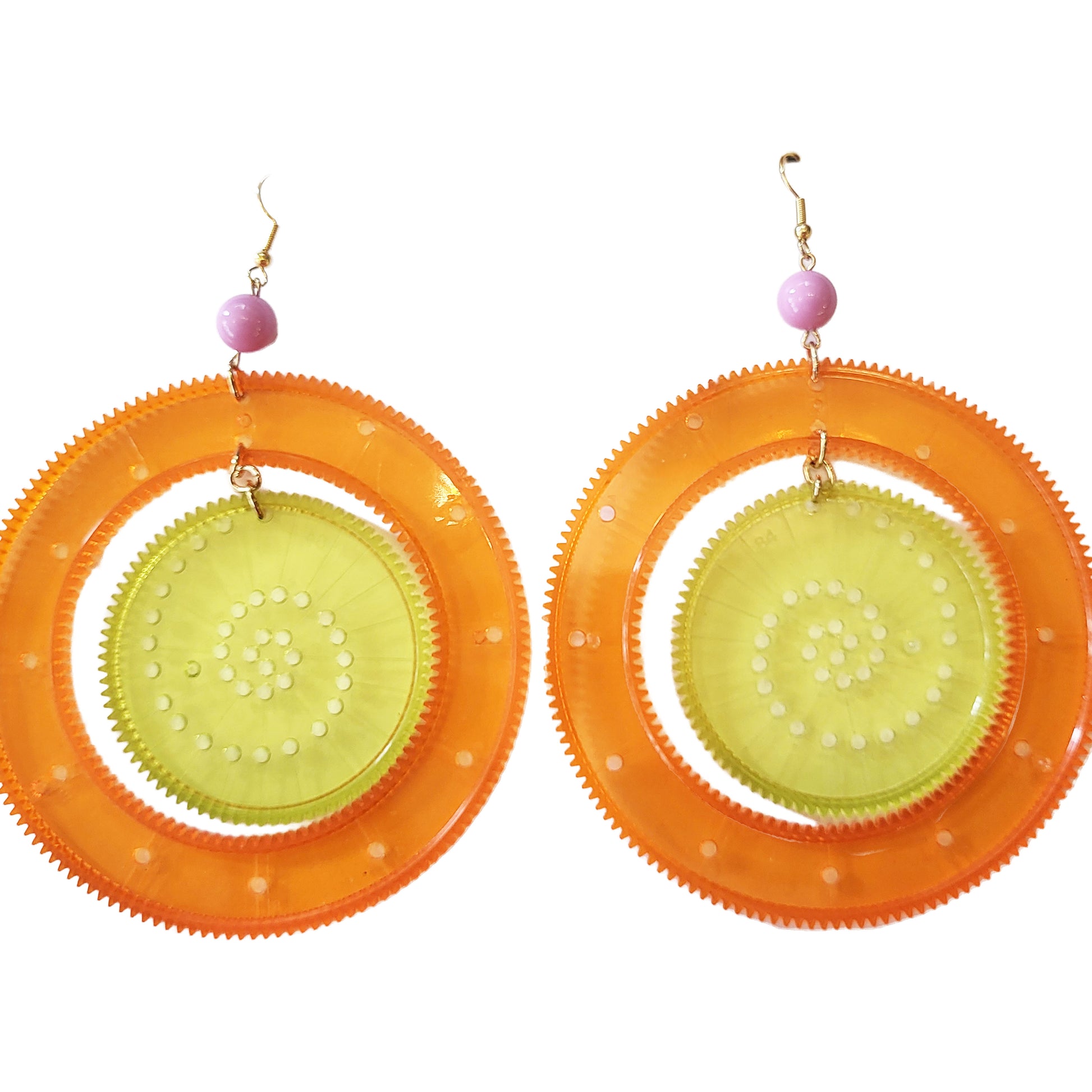Spirograph Earrings 403