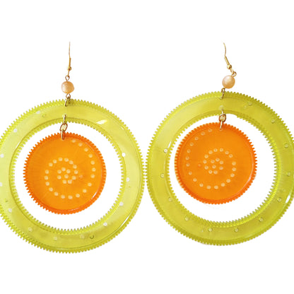 Spirograph Earrings 404