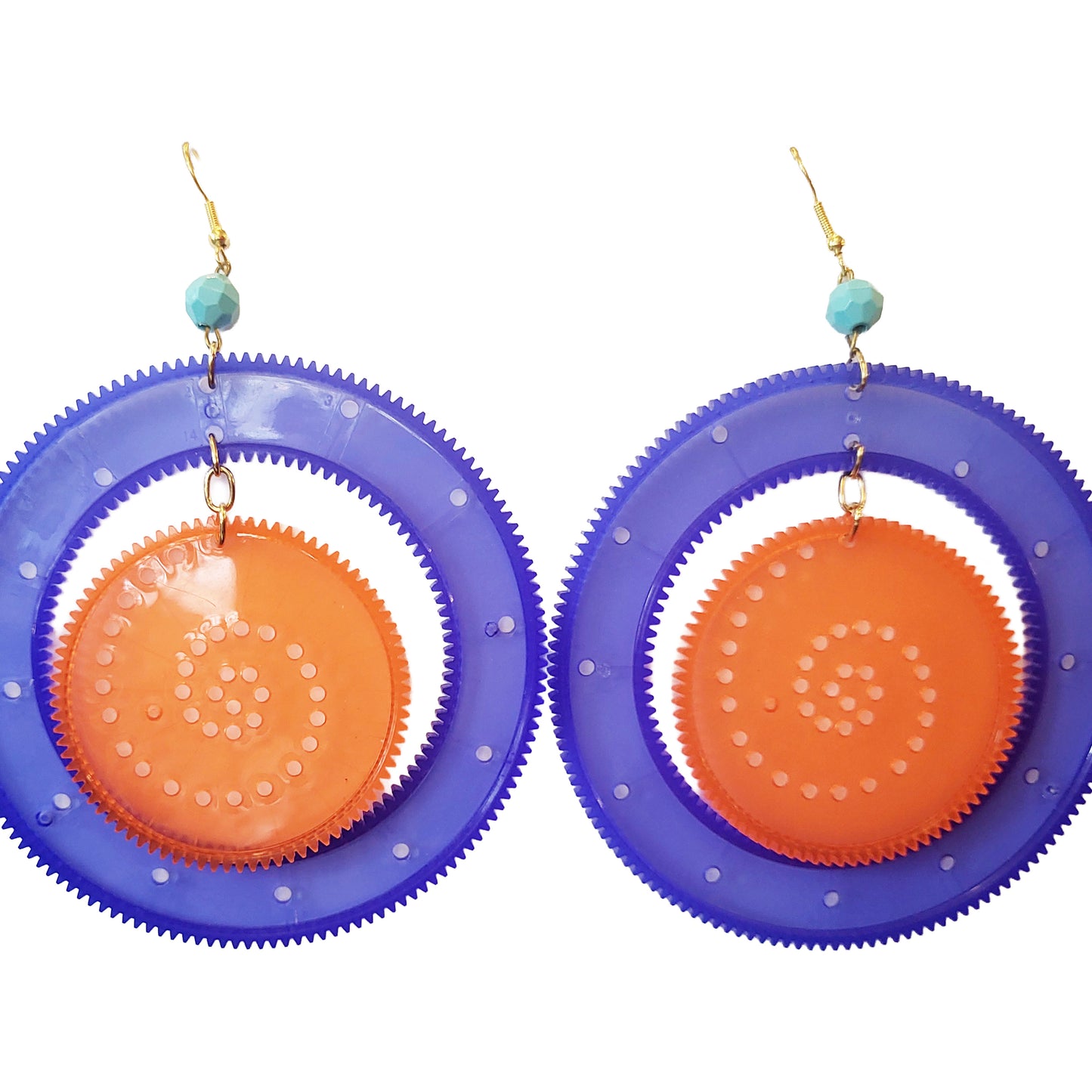 Spirograph Earrings 407