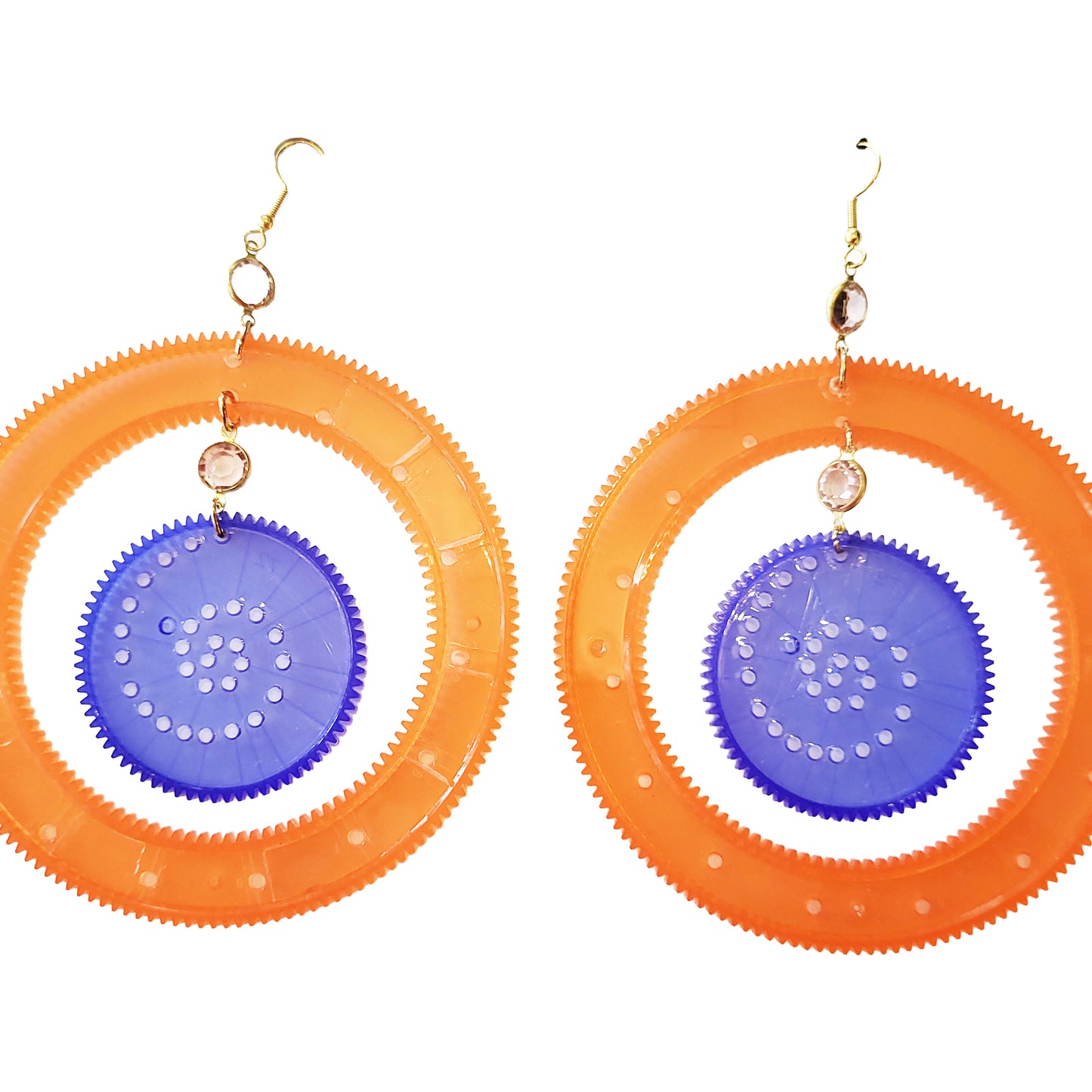 Spirograph Earrings 408