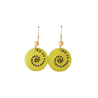 Spirograph Earrings 409