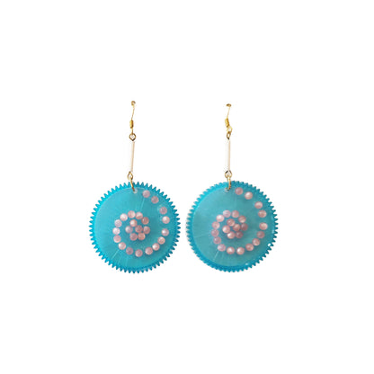 Spirograph Earrings 412