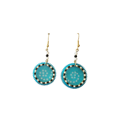 Spirograph Earrings 416