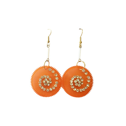Spirograph Earrings 418
