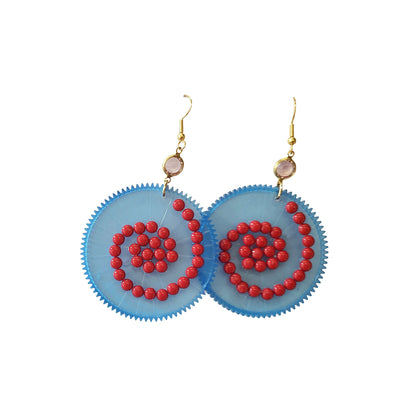 Spirograph Earrings 423
