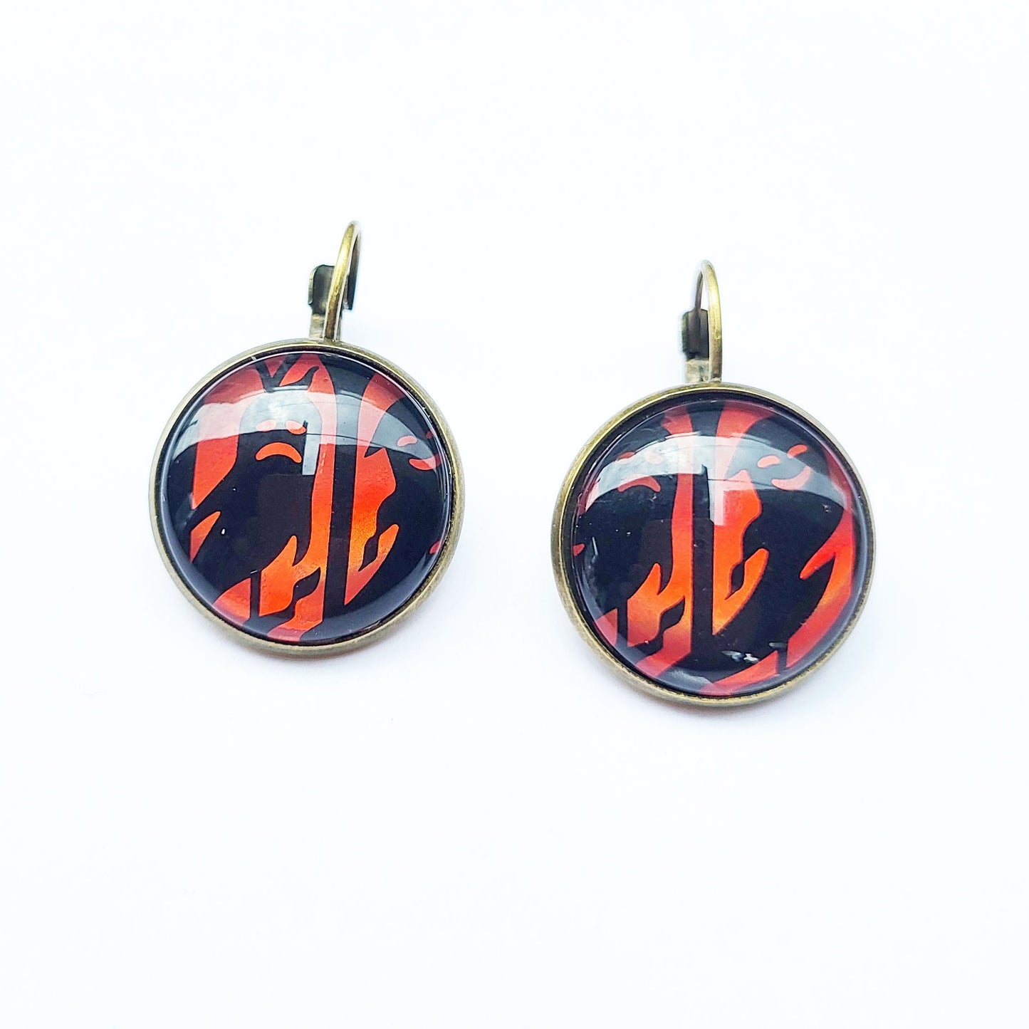 Postage Stamp Earrings - 2019 USA Spooky Silhouettes Ghosts