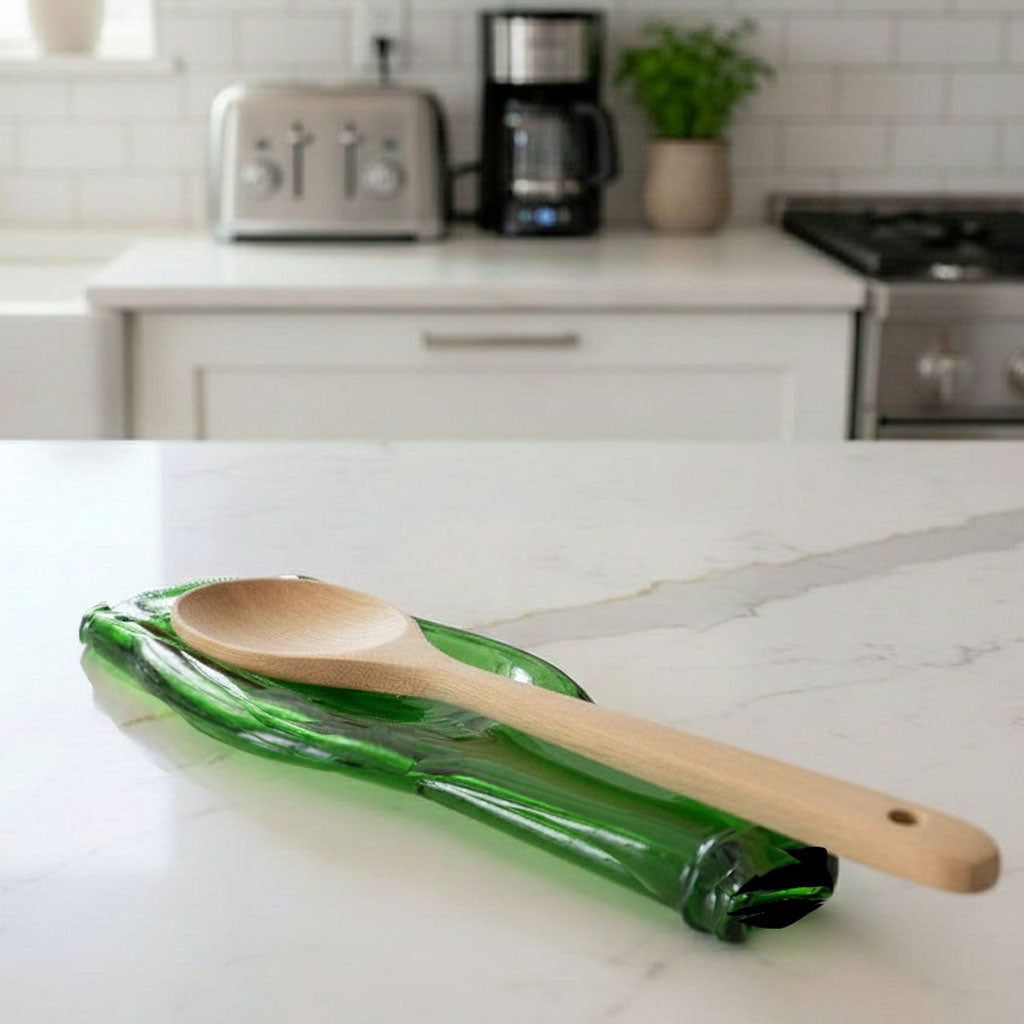 Green Beer Bottle Spoon Rest