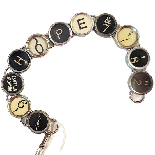 Typewriter Key Bracelet - Messages (Pre-Order)