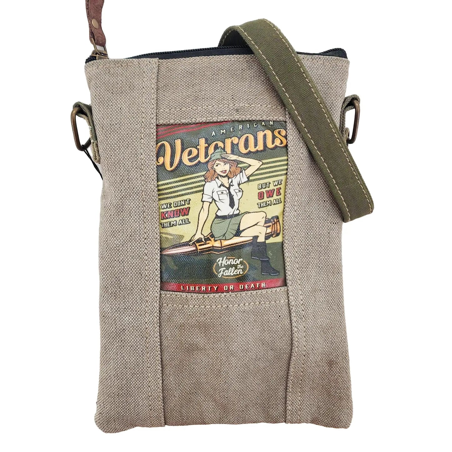 Military Tent Small Crossbody Bag - Veterans