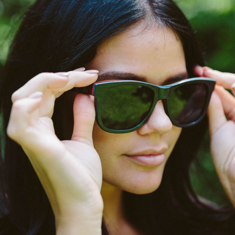 Skatedeck Sunglasses - Ollie Black