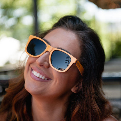 Skatedeck Sunglasses - Halfpipe Orange