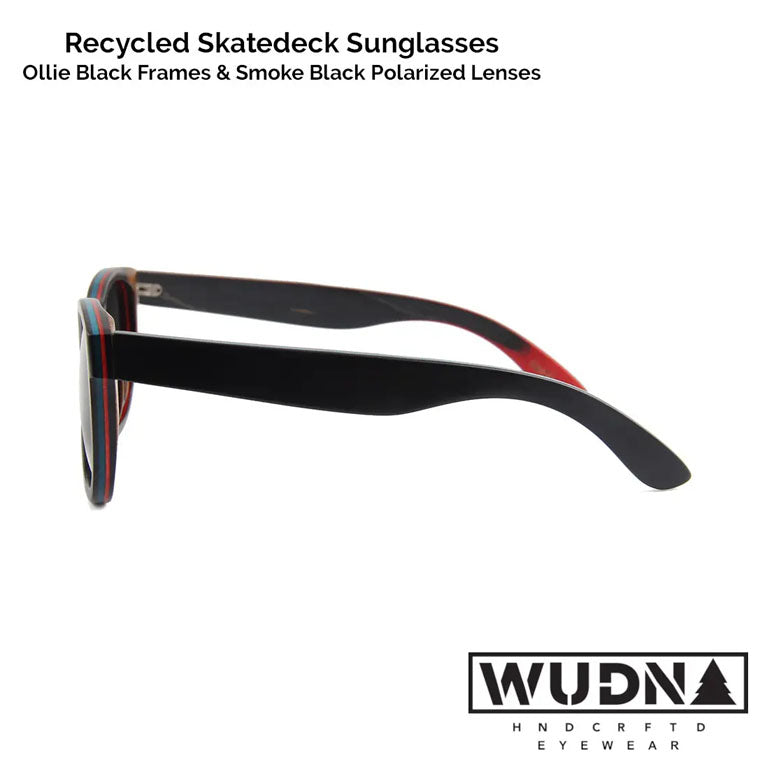 Skatedeck Sunglasses - Ollie Black