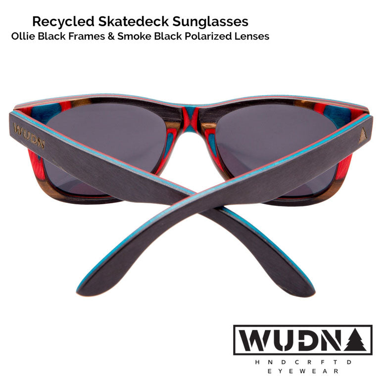 Skatedeck Sunglasses - Ollie Black