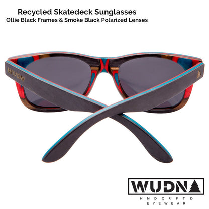 Skatedeck Sunglasses - Ollie Black
