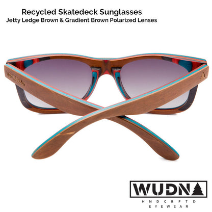 Skatedeck Sunglasses - Jetty Ledge Brown